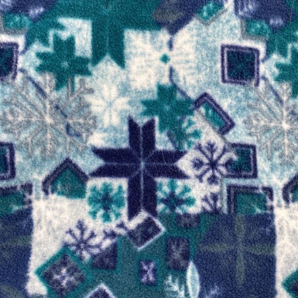 VTG 80's All Over Print Fleece Pullover Made in Canada Lake Louise Banff S/P - Picture 10 of 12